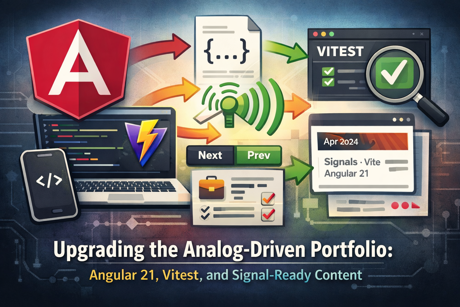 Upgrading the Analog-Driven Portfolio: Angular 21, Vitest, and Signal-Ready Content