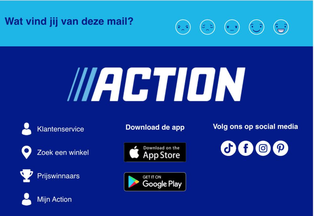 Action email templates