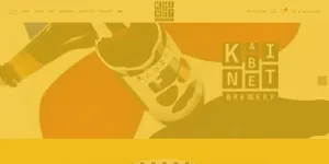 Kabinet brewery official website project preview