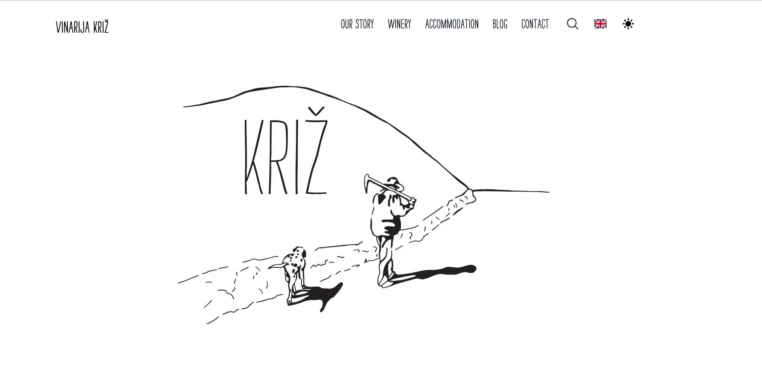 Križ Winery Website