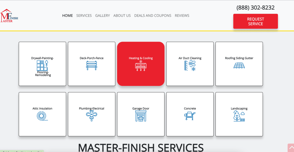 Master-Finish official website