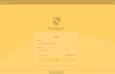 Royalswinkels customer portal